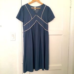 Wren and Ivory | blue midi dress